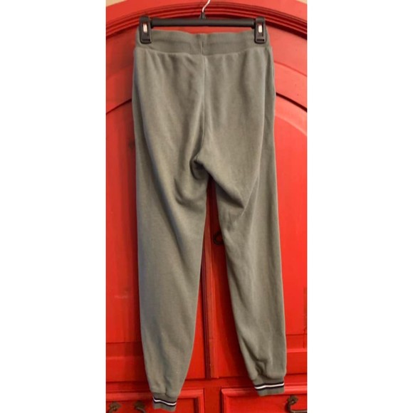 American Eagle Size L Green With Navy White Stripe Cuff Jogger Sweatpants EUC - Picture 3 of 3